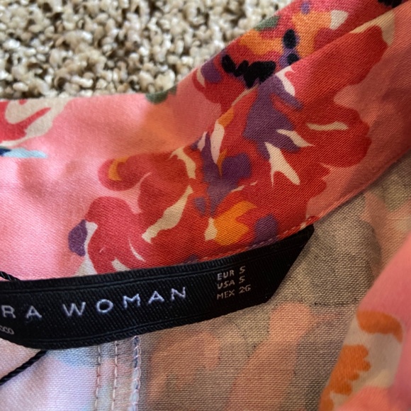 Zara Floral Print Midi Dress - Picture 6 of 6